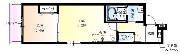 フジパレス尼崎三反田II番館の物件間取画像